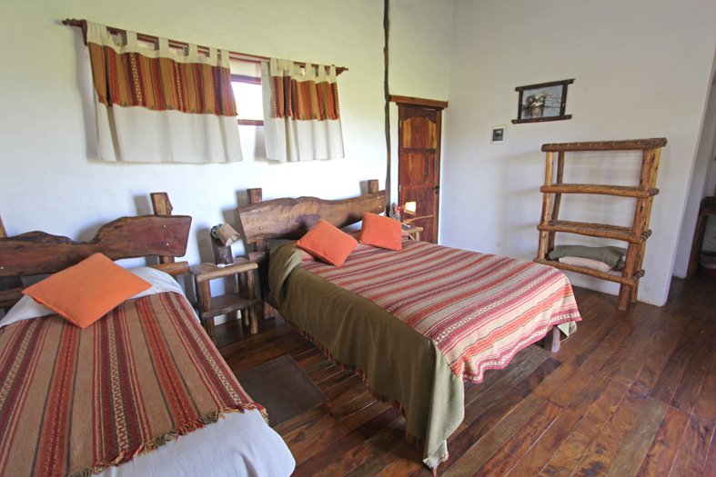 Habitación de la Eco Posada del Estero